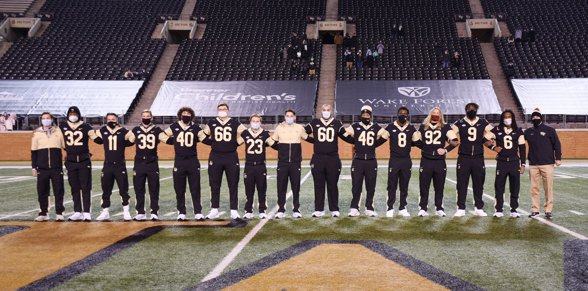 Wake Forest football senior night